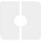 Ekena Millwork Lucan Architectural Grde PVC Contemporary Ceiling Medallion, Two Piece, 10"OD x 3"ID x 3 1/2"C x 1"P CMP10LN2-03000 - alternate 2